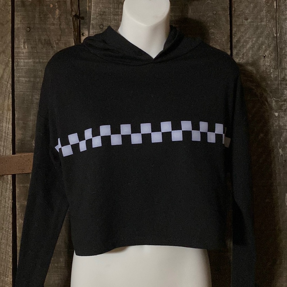 Polly & Esther Crop Hoodie Size medium